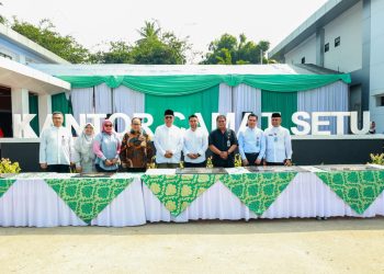 Wali Kota Tangsel Resmikan 5 Infrastruktur yang Dibangun di Kecamatan Setu