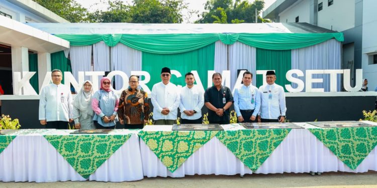 Wali Kota Tangsel Resmikan 5 Infrastruktur yang Dibangun di Kecamatan Setu