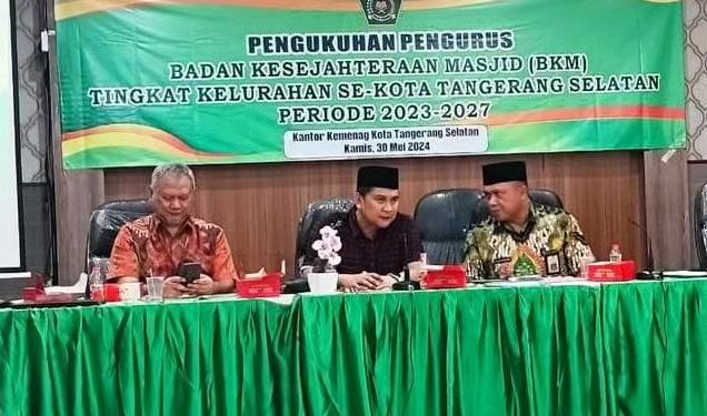 Kemenag Kukuhkan Pengurus BKM Kelurahan se-Kota Tangsel