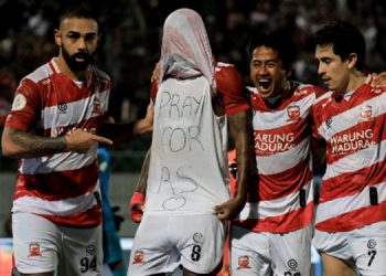 Madura United Bekuk Borneo FC lewat Gol Penalti