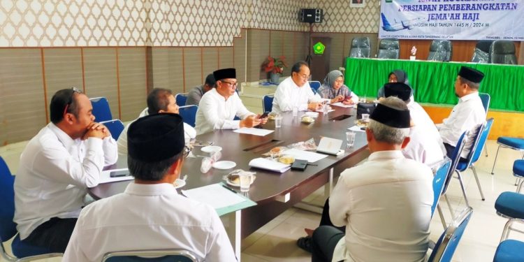 Jadwal Keberangkatan Sudah Ditentukan, PHU Kemenag Tangsel Gelar Rapat Persiapan Pemberangkatan Jamaah Haji