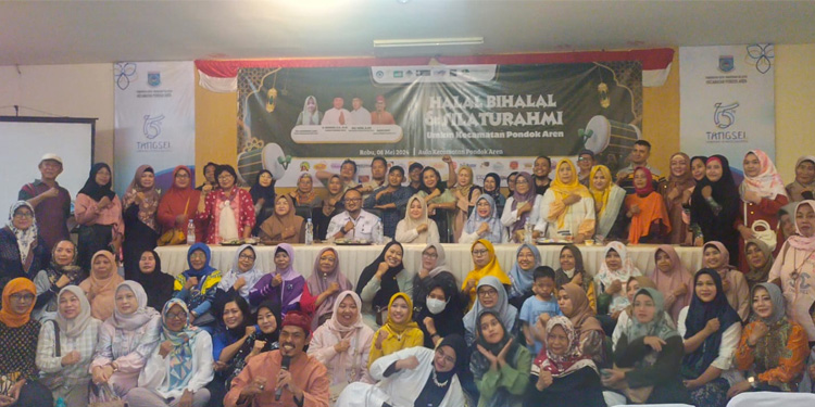 Pererat Silaturahmi, UMKM Porentif Gelar Halal Bihalal di Kecamatan Pondok Aren