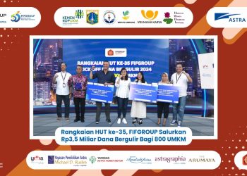 Rangkaian HUT ke-35, FIFGROUP Salurkan Rp3,5 Miliar Dana Bergulir untuk 800 UMKM