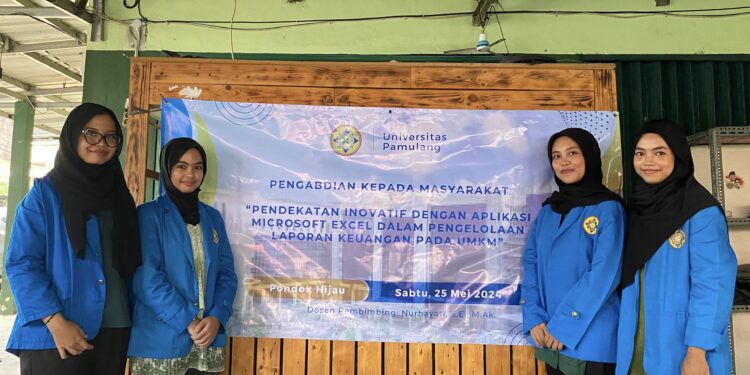 PKM Unpam: Pengelolaan Laporan Keuangan UMKM dengan Berbasis Microsoft Excel