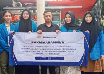 PKM Unpam: Literasi Keuangan, Pencatatan Akuntansi Sederhana pada Aplikasi Komputer