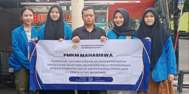 PKM Unpam: Literasi Keuangan, Pencatatan Akuntansi Sederhana pada Aplikasi Komputer