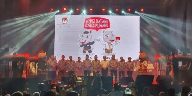 Peluncuran Maskot Pilkada Banten Habiskan Anggaran Rp1,5 Miliar