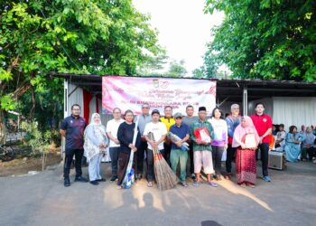 Sambut Hari Bhayangkara ke-78, Kapolres Bersama Forkopimda Tangsel Gelar Aksi Sosial Bersih-bersih