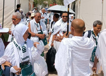 Bimbing Seluruh Jamaah Wukuf di Arafah, PPIH Juga Terapkan Skema Murur saat di Muzdalifah