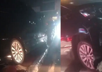 Tabrak Pot Barrier di Serpong, Seorang Pengemudi Minivan Meninggal Dunia