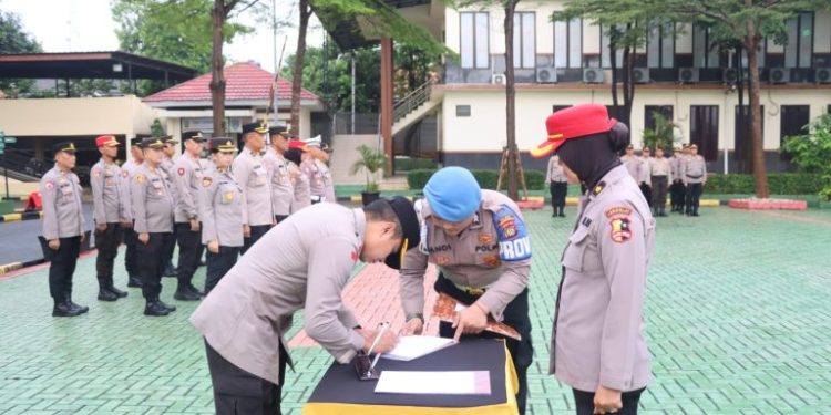 224 Siswa Polwan Angkatan ke-55 Ikuti Latja di Polres Tangsel