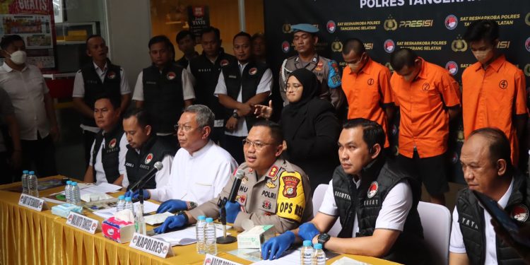 Polres Tangsel Amankan 18 Penjual Obat-obatan Terlarang Berkedok Toko Kelontong