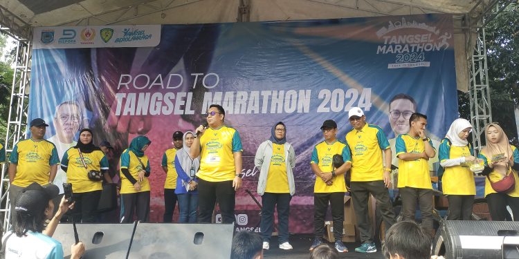 Road to Tangsel Marathon 2024, Ribuan Warga Serpong Padati Tandon Ciater