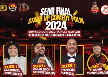Lomba Stand Up Comedy Tema Kritik Polri Digelar dalam Rangka Hari Bhayangkara ke-78