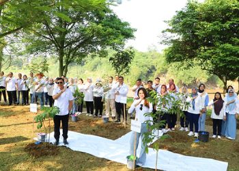 Peringati Hari Lingkungan Hidup Sedunia, Kantah Tangsel Tanam 100 Pohon