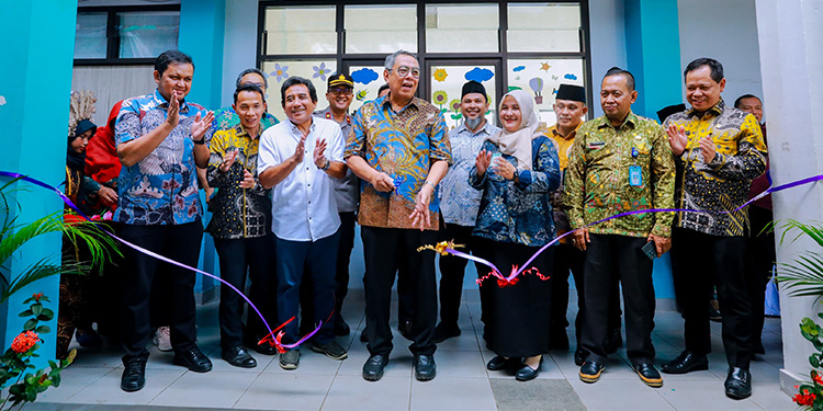 Wujudkan Kota Pendidikan Unggul, Benyamin Resmikan Gedung SDN 03 Jurang Mangu Barat