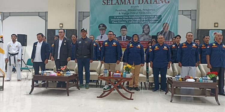 INKAI Tangsel Gelar UKT dan Pelantikan Pengurus Baru, Pilar Saga Ichsan Jadi Pembina