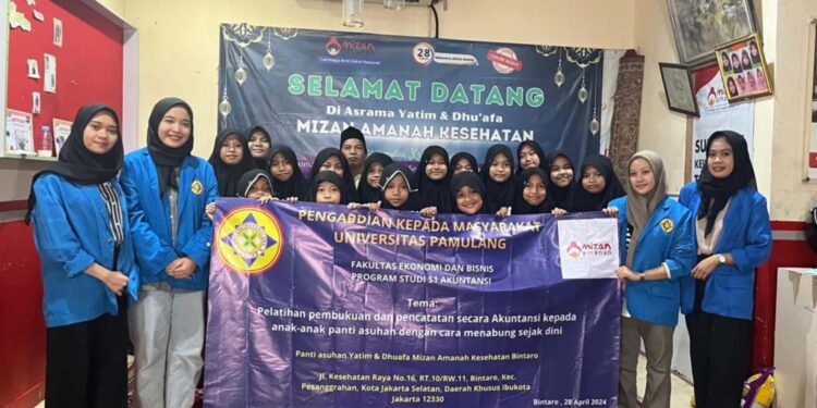 PKM Unpam: Pelatihan Pembukuan dan Pencatatan secara Akuntansi kepada Anak