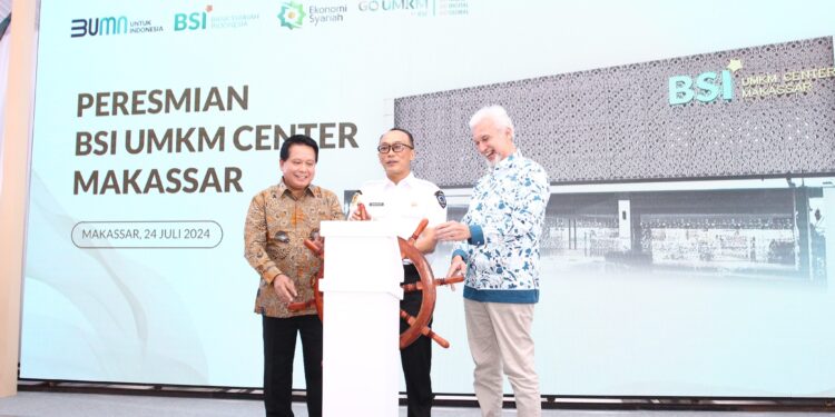Resmikan UMKM Center Makassar, BSI Perkuat Pemberdayaan UMKM di Indonesia Timur
