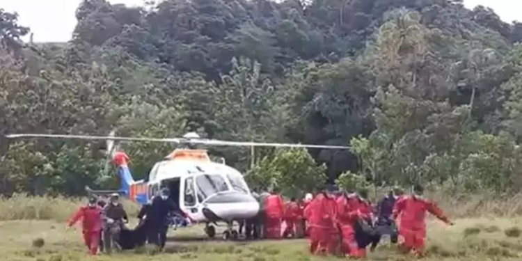 evakuasi korban longsor gorontalo
