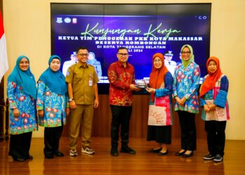 Saling Belajar dan Bertukar Informasi, Pilar Sambut Kunjungan Kerja TP PKK Kota Makassar