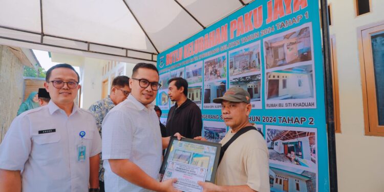 Resmikan 70 Unit Rumah Layak Huni, Pilar: Terimakasih Doa dan Dukungannya