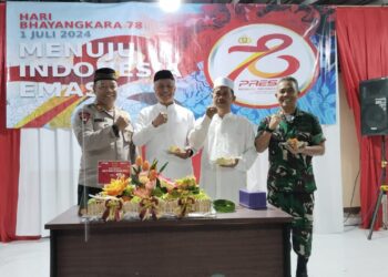 HUT Ke-78 Bhayangkara, Polsek Legok Gelar Tasyakuran dan Santunan Anak Yatim