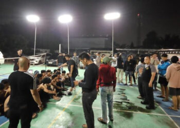 Sita Sejumlah Sajam, Polisi Amankan Puluhan Pelaku Tawuran di Tangerang