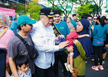 Semarak CFD BSD, Ben-Pilar Hadir Bersama Ribuan Warga Tangsel