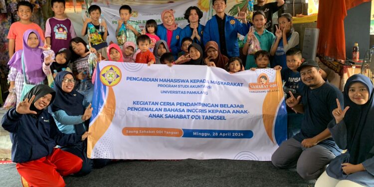 PKM Unpam: Pendampingan Belajar Bahasa Inggris kepada Anak-Anak Sahabat ODI Tangsel