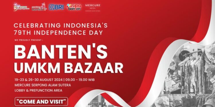 Gelar UMKM Bazar se-Banten, Mercure Serpong Alam Sutera dan ASIPA Kembali Berkolaborasi Semarakkan 17-an