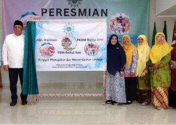 Wali Kota Resmikan ASC Walidain, TBM dan PKBM Baitul Ilmi di PDA Tangsel