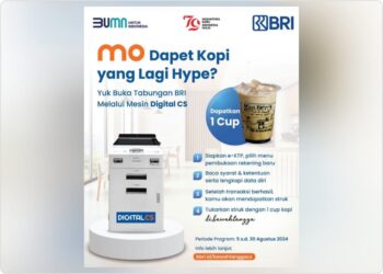 Dapatkan Kopi Kekinian Hanya dengan Buka Tabungan Lewat Digital CS BRI