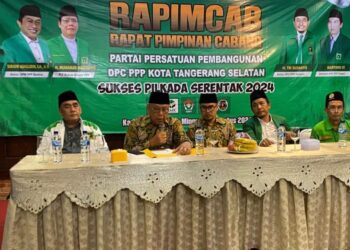 Gelar Rapimcab, PPP Tangsel Resmi Dukung Benyamin-Pilar di Pilkada 2024