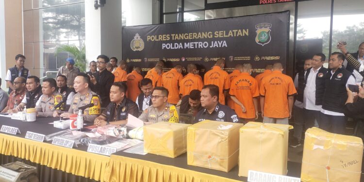 Polres Tangsel Ringkus Dua Pelaku Pembacokan Siswa di Bundaran Maruga Ciputat