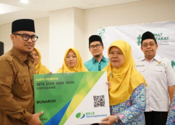 Baznas Tangsel Bersama BPJS Ketenagakerjaan Luncurkan Program Santunan untuk Guru TPQ