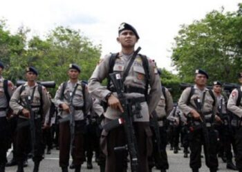 Demo Ojol Serempak, Ribuan Personel Gabungan Disebar ke Sembilan Titik