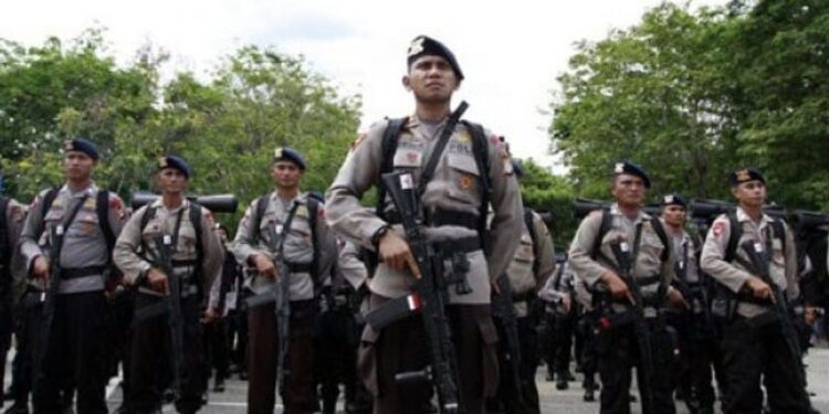 Demo Ojol Serempak, Ribuan Personel Gabungan Disebar ke Sembilan Titik