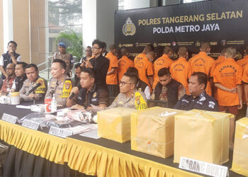 Jadi Penyebab Tawuran Antar Pelajar, Polres Tangsel Tangkap 16 Tersangka Pengedar Obat-obatan Terlarang