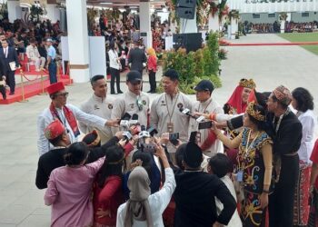 Dua Atlet Peraih Emas Olimpiade Paris Menghadiri Upacara HUT RI di IKN