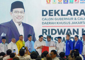 12 Parpol Deklarasi Dukung Ridwan Kamil-Suswono Maju Pilgub Jakarta