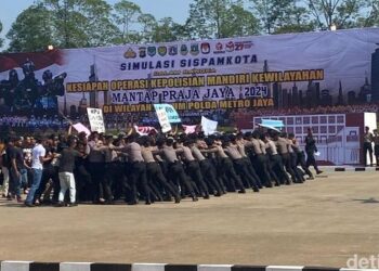 Begini Simulasi Pengamanan Pilkada 2024 Versi Polda Metro Jaya