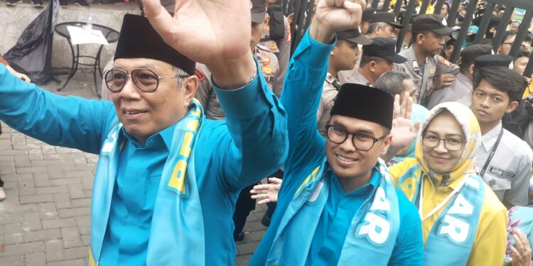 Daftar ke KPU Tangsel, Pasangan Ben-Pilar Paparkan Visi Misi