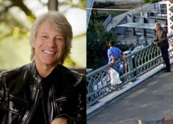 Viral Aksi Heroik Jon Bon Jovi Selamatkan Wanita di Pinggir Jembatan