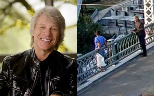Viral Aksi Heroik Jon Bon Jovi Selamatkan Wanita di Pinggir Jembatan