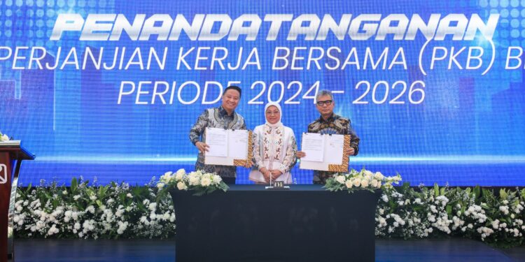 Tandatangani Perjanjian Kerja Bersama 2024-2026, BRI dan Serikat Pekerja Perkuat Hubungan Industrial