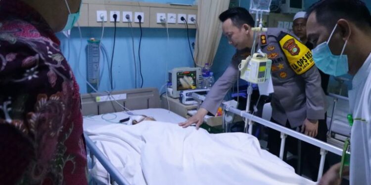 Polres Tangsel Jenguk Balita Terlindas Mobil, Kasus Naik Tahap Penyidikan