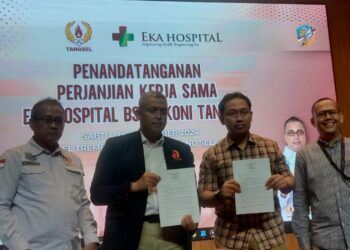 Eka Hospital BSD Resmi Menjadi Mitra Medis Koni Tangsel