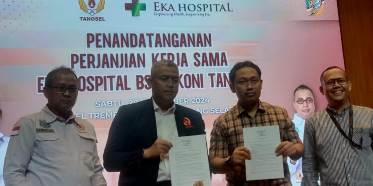 Eka Hospital BSD Resmi Menjadi Mitra Medis Koni Tangsel