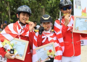 Putri Irfan Hakim Raih Medali Emas di PON XXI Aceh-Sumut